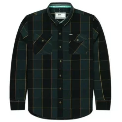 Jetty Life Jetty Breaker Flannel - Charcoal - Medium