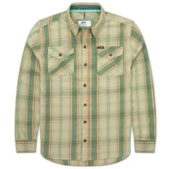 Jetty Life Jetty Breaker Flannel - Tan - Medium
