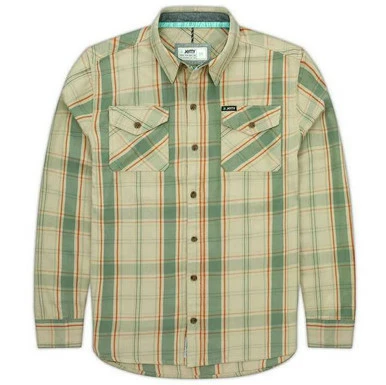 Jetty Life Jetty Breaker Flannel - Tan - Medium 1 Jetty Life Jetty Breaker Flannel - Tan - Medium