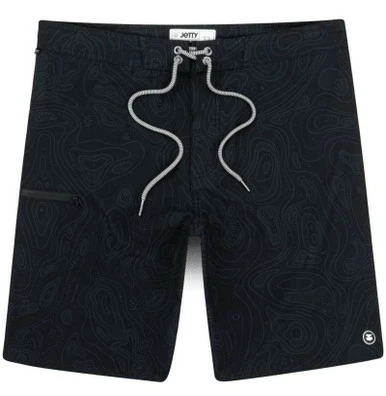 Jetty Life Jetty Holyoke Performance Boardshort - Black - 34 1 Jetty Life Jetty Holyoke Performance Boardshort - Black - 34