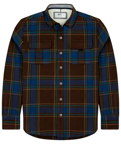 Jetty Life Jetty Hull Jacket - Brown - X-Large 1 Jetty Life Jetty Hull Jacket - Brown - X-Large