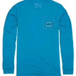 Jetty Life Jetty Openwater Long Sleeve Pocket T-Shirt - Blue -Marine Equipment & Accessories Sales Store jetty openwater long sleeve pocket t shirt blue 24978.1651411193