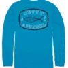 Jetty Life Jetty Openwater Long Sleeve Pocket T-Shirt - Blue