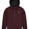 Jetty Life Jetty Oyster Shell Jacket - Oxblood Black - Medium