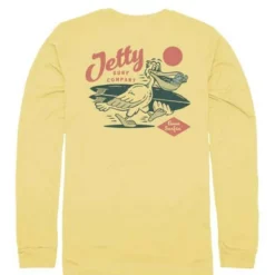 Jetty Life Jetty Pelican Long Sleeve T-Shirt - Blonde - Medium