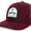 Jetty Life Jetty Rise Classic Trucker Hat - Oxblood