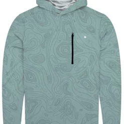 Jetty Life Jetty Skiff UV Hooded Long Sleeve Shirt - Light Blue - Large