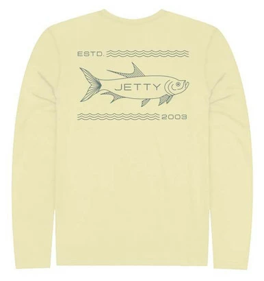 Jetty Life Jetty Tarpon UV Long Sleeve Shirt - Sun - Large 1 Jetty Life Jetty Tarpon UV Long Sleeve Shirt - Sun - Large