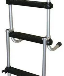 Jif Marine ASC4 4-Step Removable Folding Pontoon Ladder