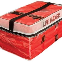 Kent 420719 Clear Storage Bag With 4 Type II Adult Vests