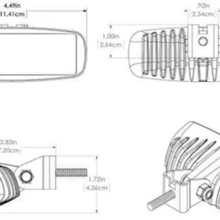 Lumitec Caprera2 Dual Color LED Flood Light -Marine Equipment & Accessories Sales Store lumitec caprera2 dual color led flood light 24866.1651028542