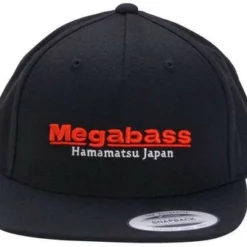 Megabass Classic Snapback Hat - Black/Red