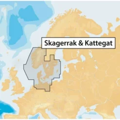Navionics+ MSD/NAV+45XG/ROW Skagerrak & Kattegat - MicroSD