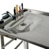 Organized Fishing SST-001SK Gray Stainless Steel Fillet Table