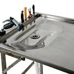 Organized Fishing SST-001SK Gray Stainless Steel Fillet Table