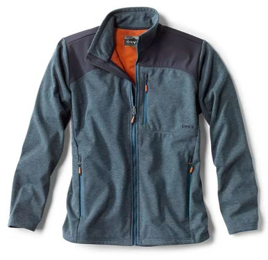 Orvis Hybrid Wool Fleece Jacket 2.0 - Atlantic - Large 1 Orvis Hybrid Wool Fleece Jacket 2.0 - Atlantic - Large