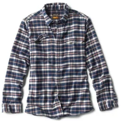 Orvis Mid Mountain Tech Flannel Shirt - Ink - Large