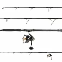 Ocean Tackle International OTI-TS27680120 Popping Rod/Daiwa SALTIGA20000H SW Spinning Reel Combo
