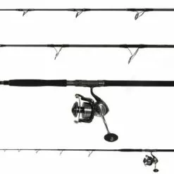 Ocean Tackle International OTI-TS286080 Popping Rod/Daiwa Certate SWG18000-H SW Spinning Reel Combo