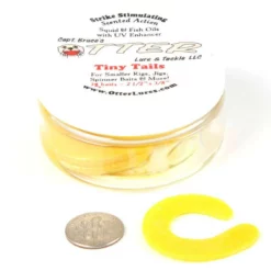 Otter Lure And Tackle Otter Lure & Tackle CT - Curly Tiny Tail 2-3/4in X 3/8in 12 Pack -Marine Equipment & Accessories Sales Store otter lure and tackle tiny tail bait 47963.1651029322