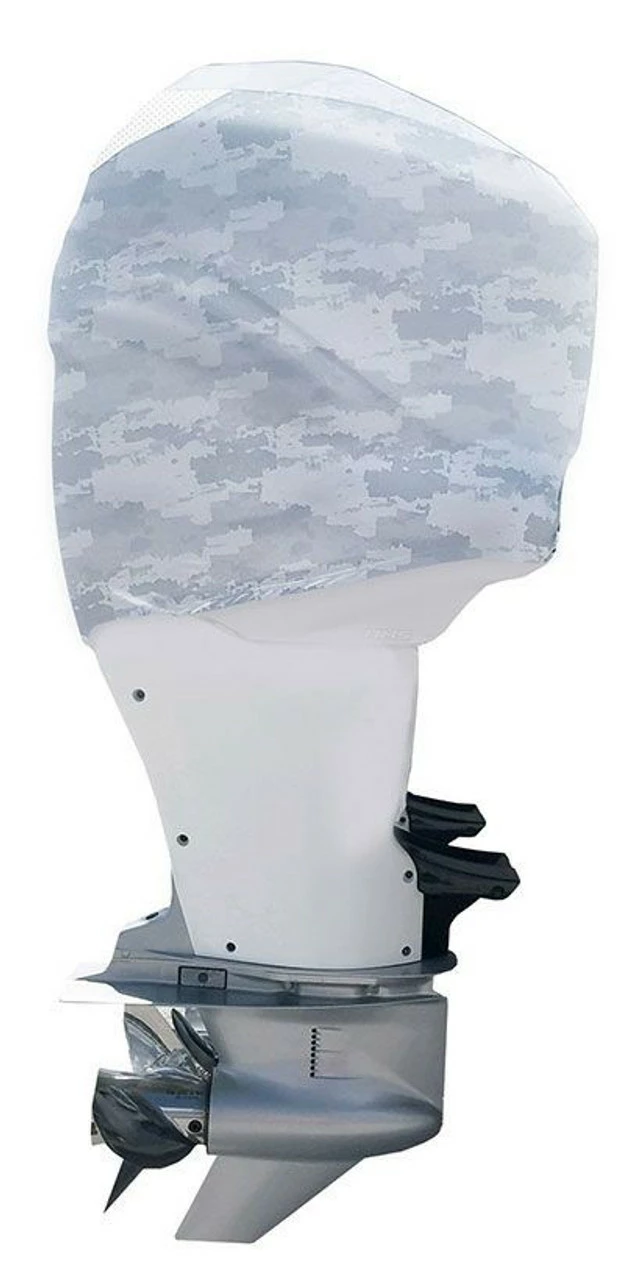 Outer Envy Outboard Motor Cover - Grey Camo - Mercury New 175 1 Outer Envy Outboard Motor Cover - Grey Camo - Mercury New 175