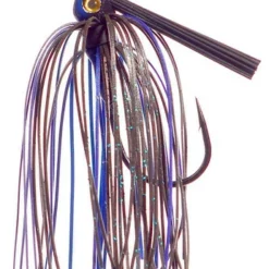 Outkast Tackle Pro Swim Jig - 1/4oz - Black/Blue