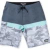 Pelagic Blue Water Camo Fishing Shorts - Grey Fish Camo
