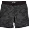 Pelagic Deep Drop Fish Camo Fishing Shorts - Black