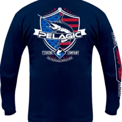 Pelagic Patriot Marlin Long Sleeve T-Shirt