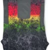 Pelagic Sunshield Pro Fishing Neck Gaiter - Black Rasta Hex