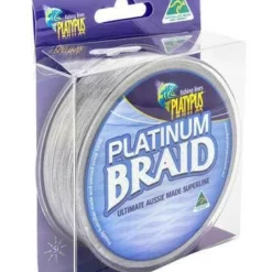 Platypus Platinum Braid Fishing Line - 50 Lb X 125 Yd - Gun Metal Grey