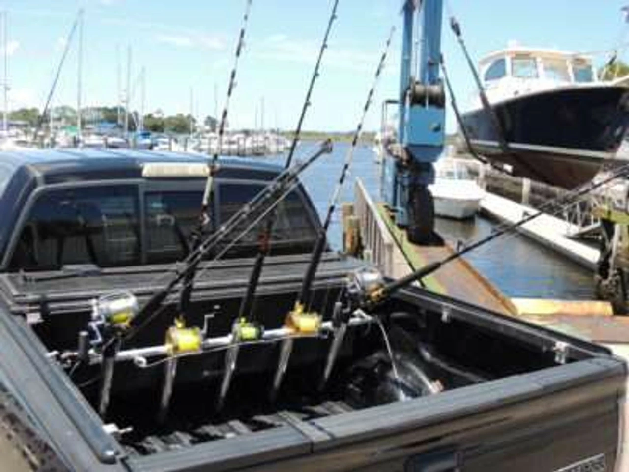 Portarod Offshore 5 Rod Truck Bed Rod Rack 2 Portarod Offshore 5 Rod Truck Bed Rod Rack - Image 2