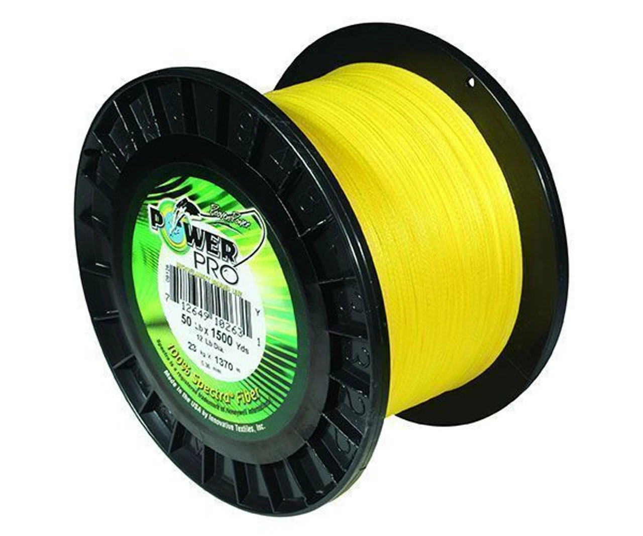 Power Pro PowerPro Braided Spectra Fiber Fishing Line Hi-Vis Yellow 100 Yds 2 Power Pro PowerPro Braided Spectra Fiber Fishing Line Hi-Vis Yellow 100 Yds - Image 2