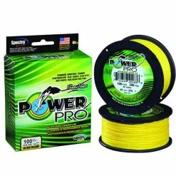 Power Pro PowerPro Braided Spectra Fiber Fishing Line Hi-Vis Yellow 100 Yds