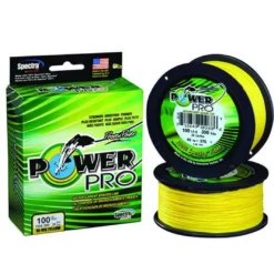 Power Pro PowerPro Braided Spectra Fiber Fishing Line Hi-Vis Yellow 150 Yds