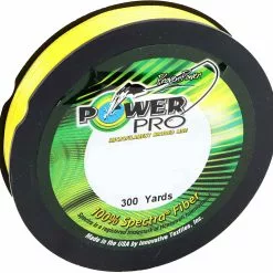 Power Pro PowerPro Braided Spectra Fiber Fishing Line Hi-Vis Yellow 300 Yds.