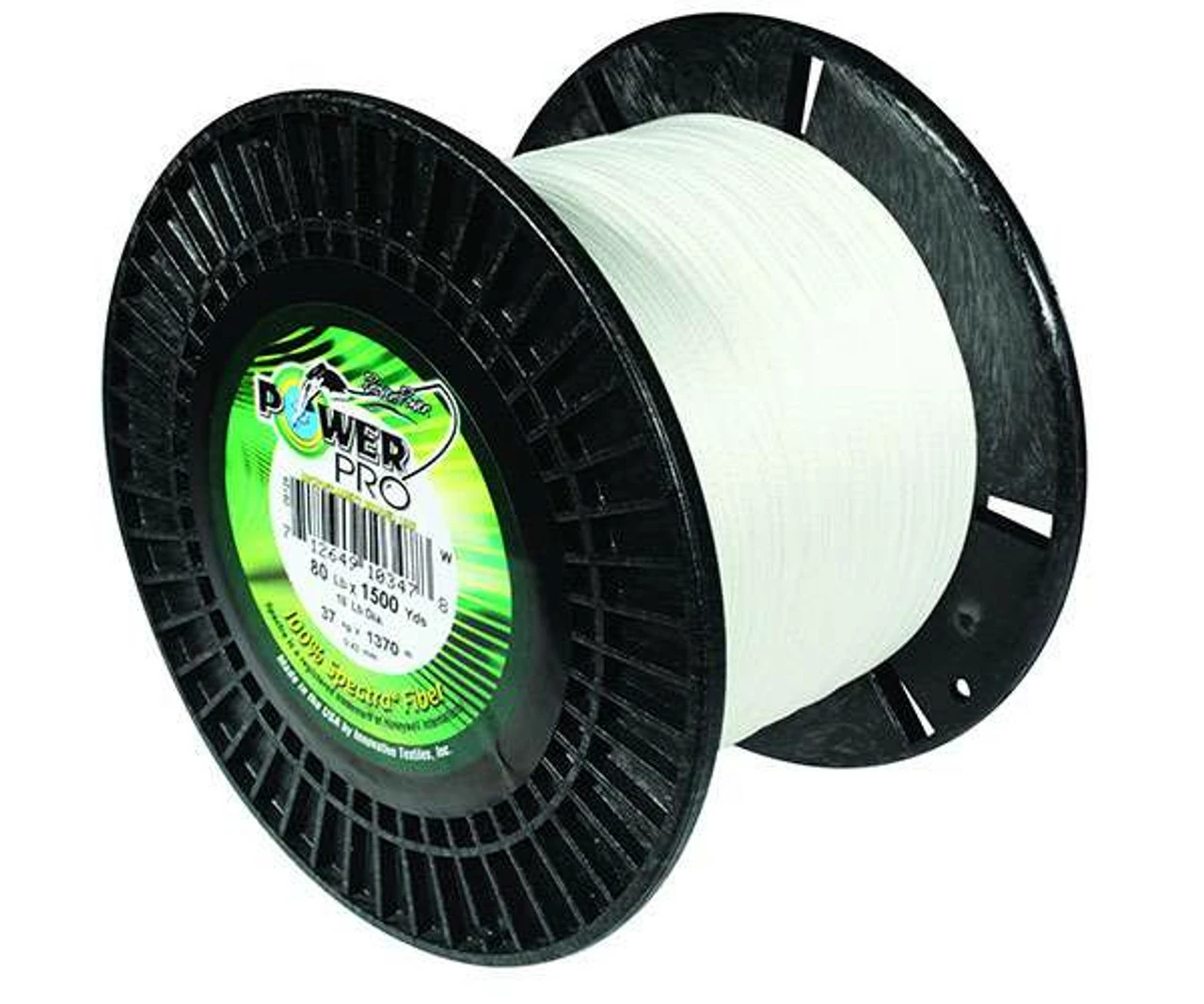 Power Pro PowerPro Fishing Line Braided Spectra 80Lb 1500Yds White 2 Power Pro PowerPro Fishing Line Braided Spectra 80Lb 1500Yds White - Image 2