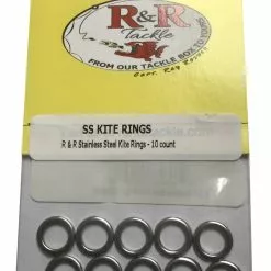 R&R Tackle R&R KR9 Stainless Steel Kite Rings - 9 Mm