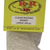 R&R Tackle Clear Rigging Bands - Large - 50pk