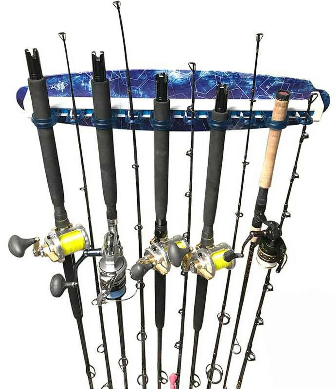 Reel Salty Waterproof 10 Fishing Rod Wall/Ceiling Storage Rack 5 Reel Salty Waterproof 10 Fishing Rod Wall/Ceiling Storage Rack - Image 5