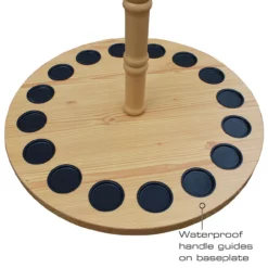 Marlinstar Rush Creek 16 Rod Round Rack 7 Marlinstar Rush Creek 16 Rod Round Rack -Marine Equipment & Accessories Sales Store rush creek 38 0010 round wooden 16 rod rack 00080.1650842421