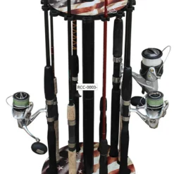 Rush Creek Creations 16 Rod Round Storage Floor Racks