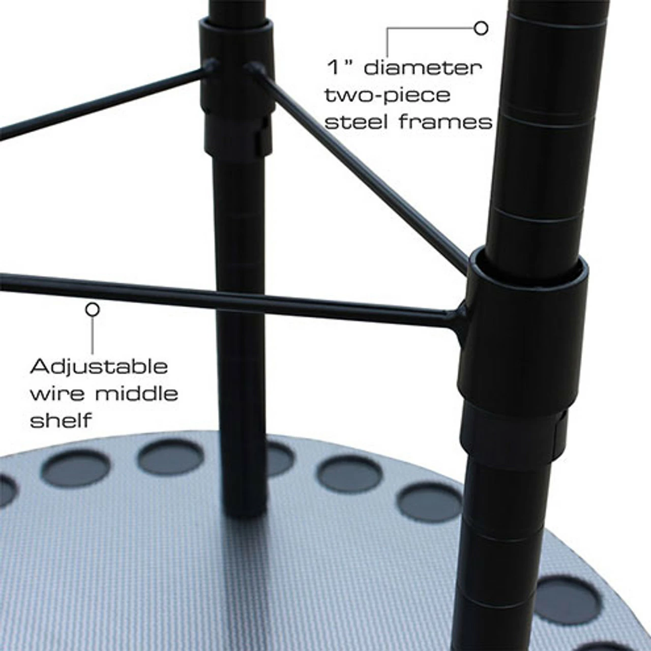 Rush Creek Creations 17 Rod Round Spinning Storage Rack 4 Rush Creek Creations 17 Rod Round Spinning Storage Rack - Image 4