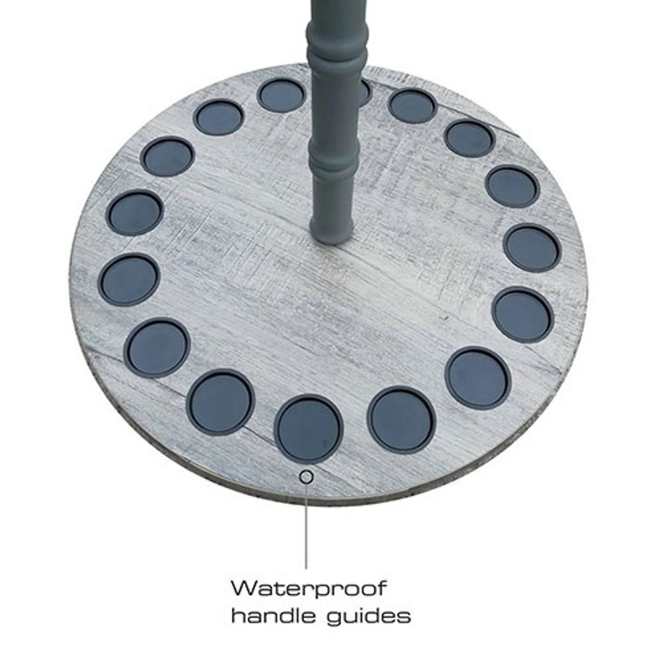 Rush Creek Creations 16 Rod Round Storage Floor Rack - Barn Wood 6 Rush Creek Creations 16 Rod Round Storage Floor Rack - Barn Wood - Image 6