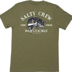 Salty Crew Bass Man Short Sleeve T-Shirt - Spruce - Small