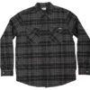 Salty Crew Boatyard Tech Flannel Jacket - Black