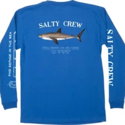 Salty Crew Bruce Long Sleeve T-Shirt - Royal - Small