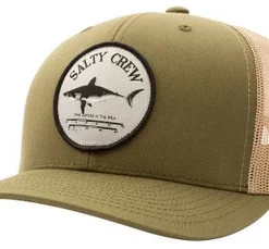 Salty Crew Bruce Retro Trucker Hat - Moss/khaki