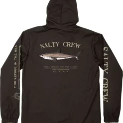 Salty Crew Bruce Snap Jacket - Black - 2X-Large