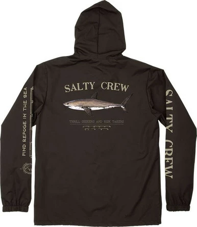 Salty Crew Bruce Snap Jacket - Black - 2X-Large 1 Salty Crew Bruce Snap Jacket - Black - 2X-Large